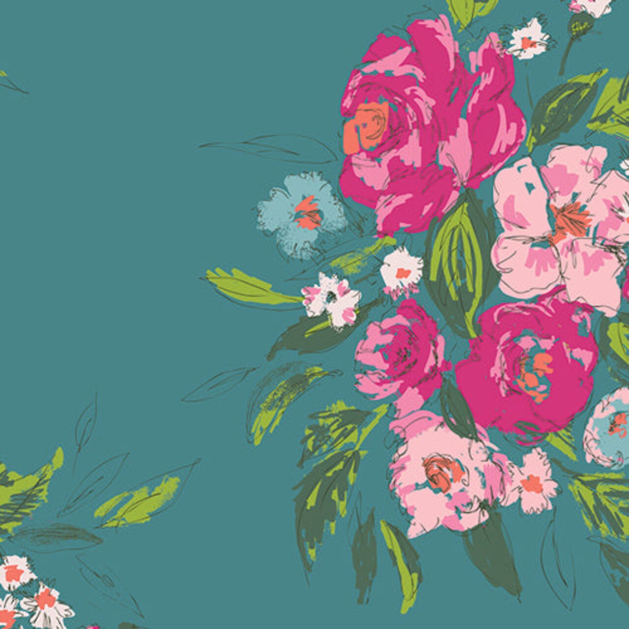 Fabric Art Gallery Extempore Gala in Canvas Signature by the Quarter Yard C-58700